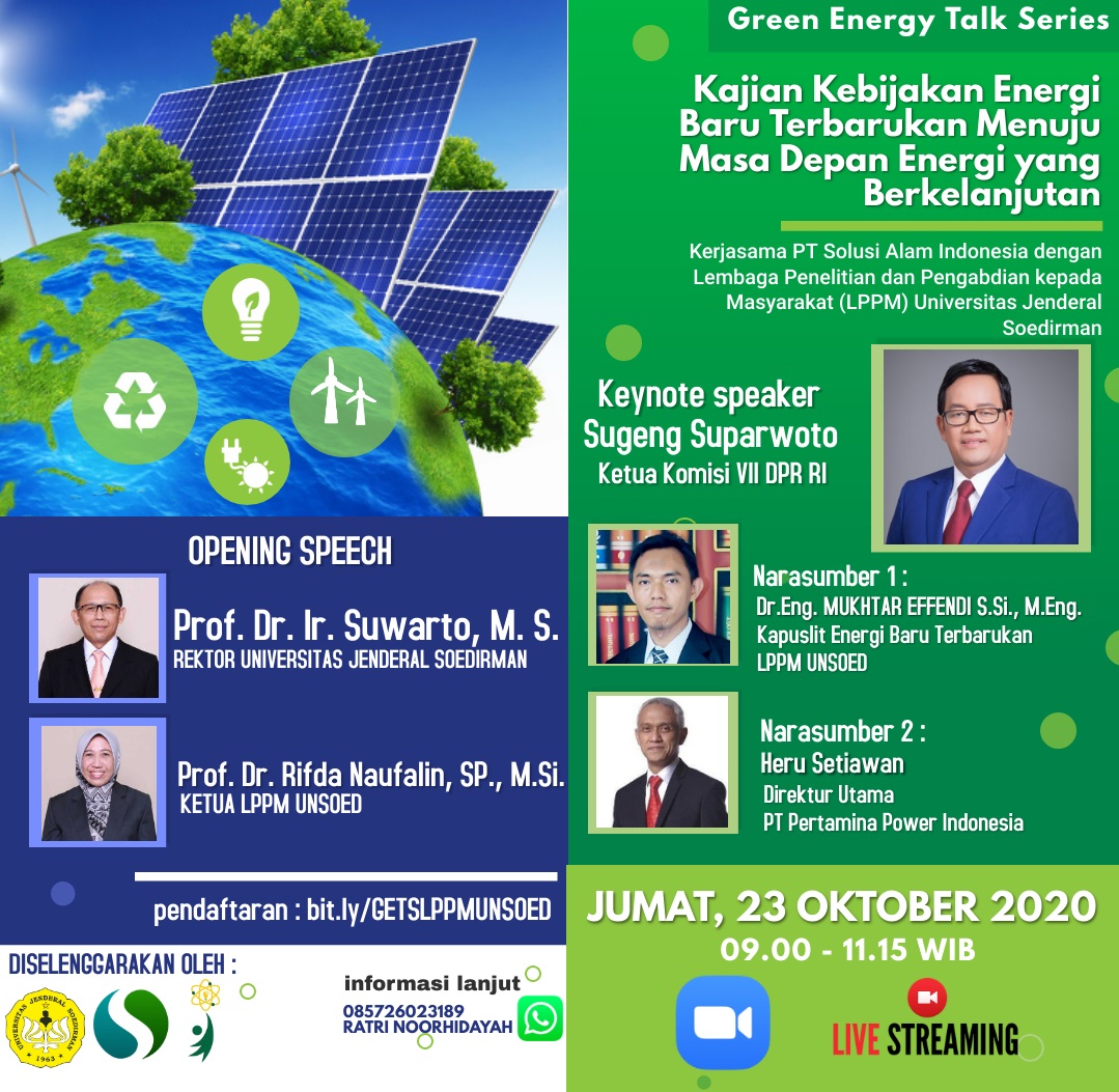 Seminar Energi Baru Terbarukan Universsitas Jenderal Soedirman